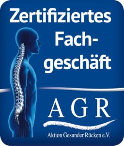 Experten für einen gesunden Rücken. Krümelchen ist AGR zertifiziert