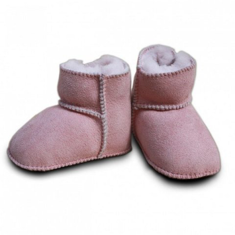 Heitmann Felle - Lammfellschuhe in rosé mit Klettverschluss - 18/19 Heitmann Felle - Lammfellschuhe in rosé mit Klettverschluss - 18/19