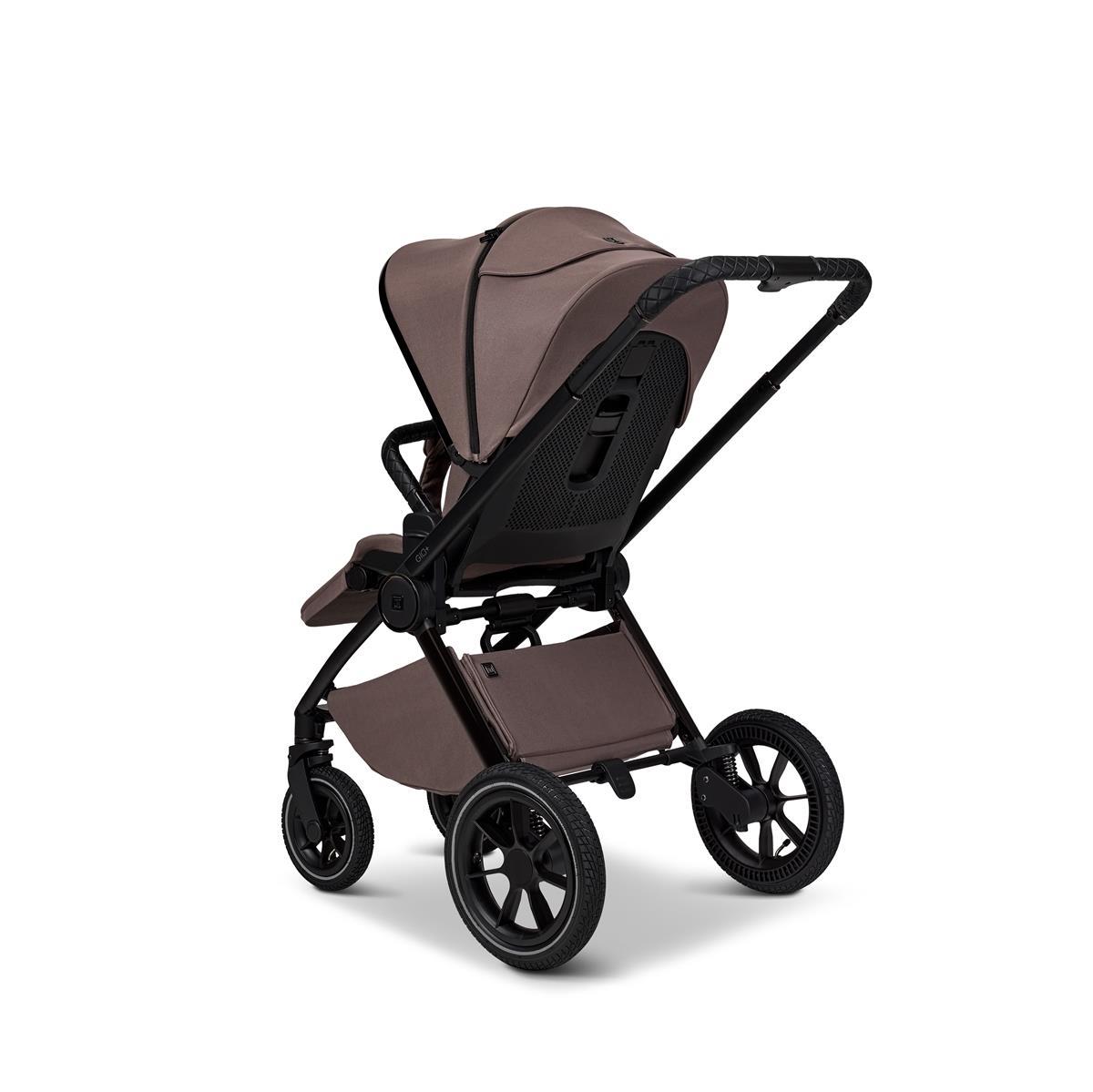 Moon GIO+ Kinderwagen-Set tonka / chrome Moon PIÙ Kinderwagen SET tonka / matt