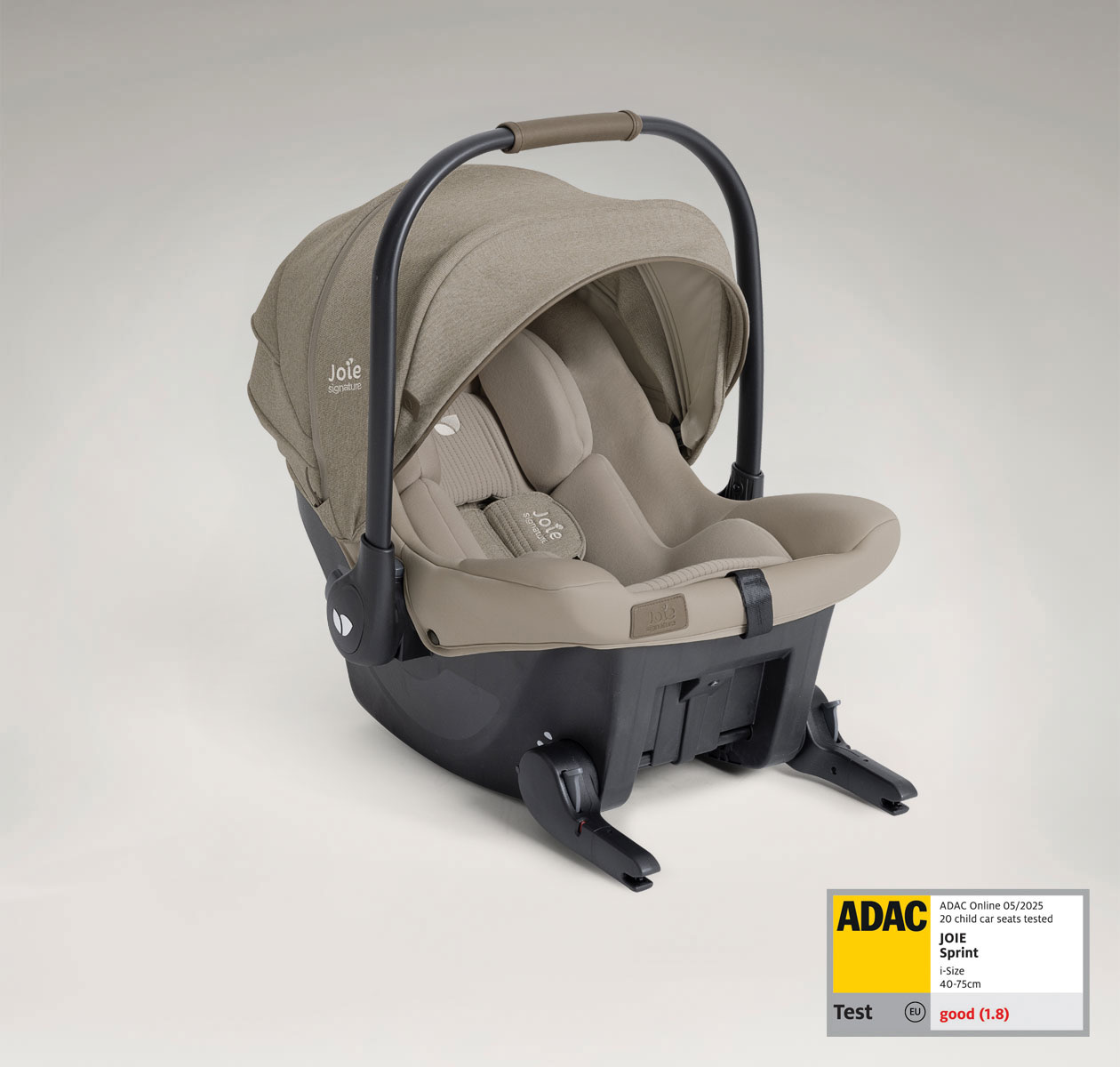 Joie Signature Sprint Babyschalen (40 – 75 cm/ 0 – 13 kg) Sandstone