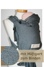 Storchenwiege BabyCarrier SLIM graphit Storchenwiege BabyCarrier SLIM graphit