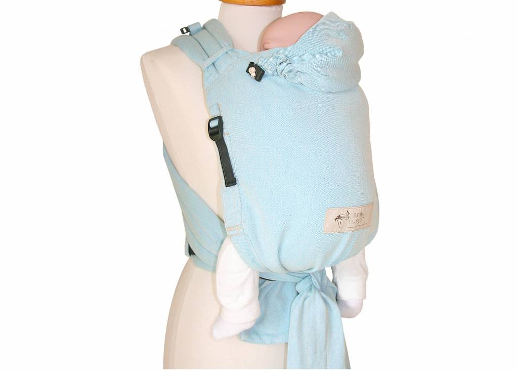 Storchenwiege BabyCarrier SLIM aqua Storchenwiege BabyCarrier SLIM aqua