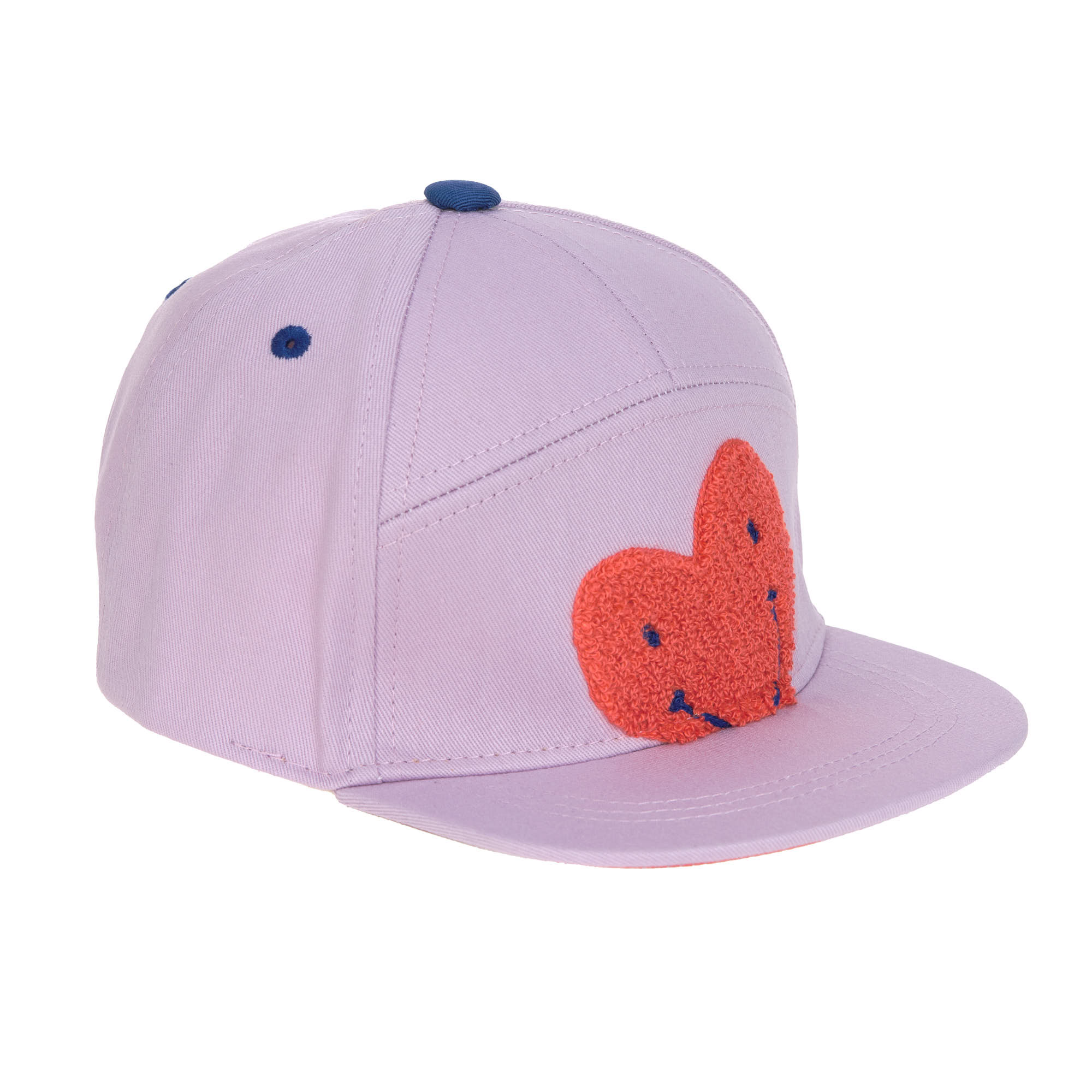 Lässig Basecap Kinder 48 (1-2 Jahre) Little Gang, Herz Lila