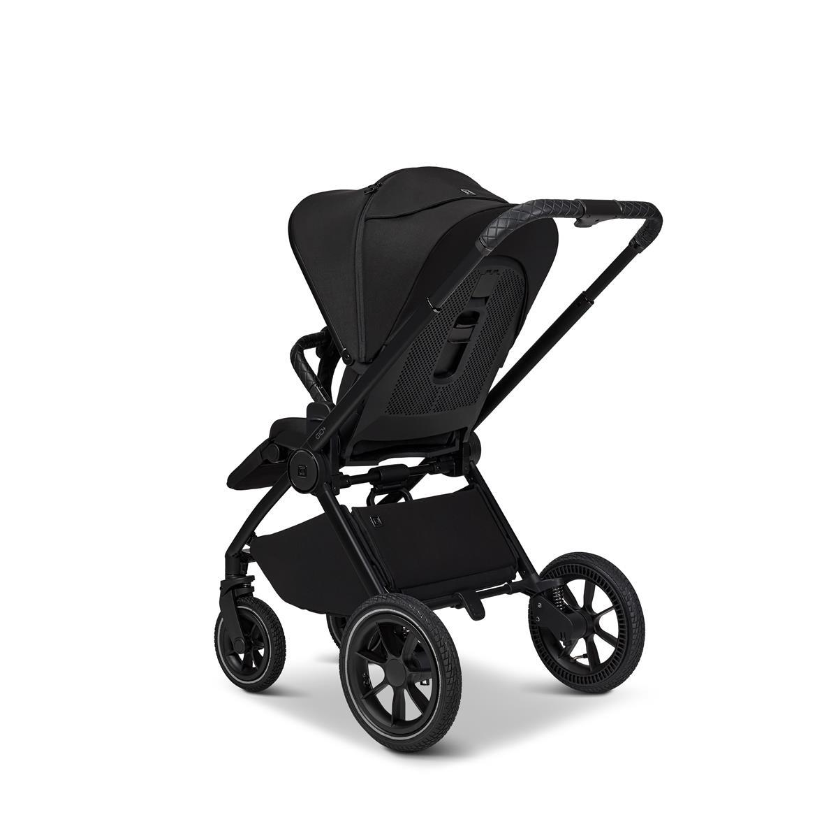 Moon GIO+ Kinderwagen-Set onyx / matt Moon PIÙ Kinderwagen SET onyx / chrome