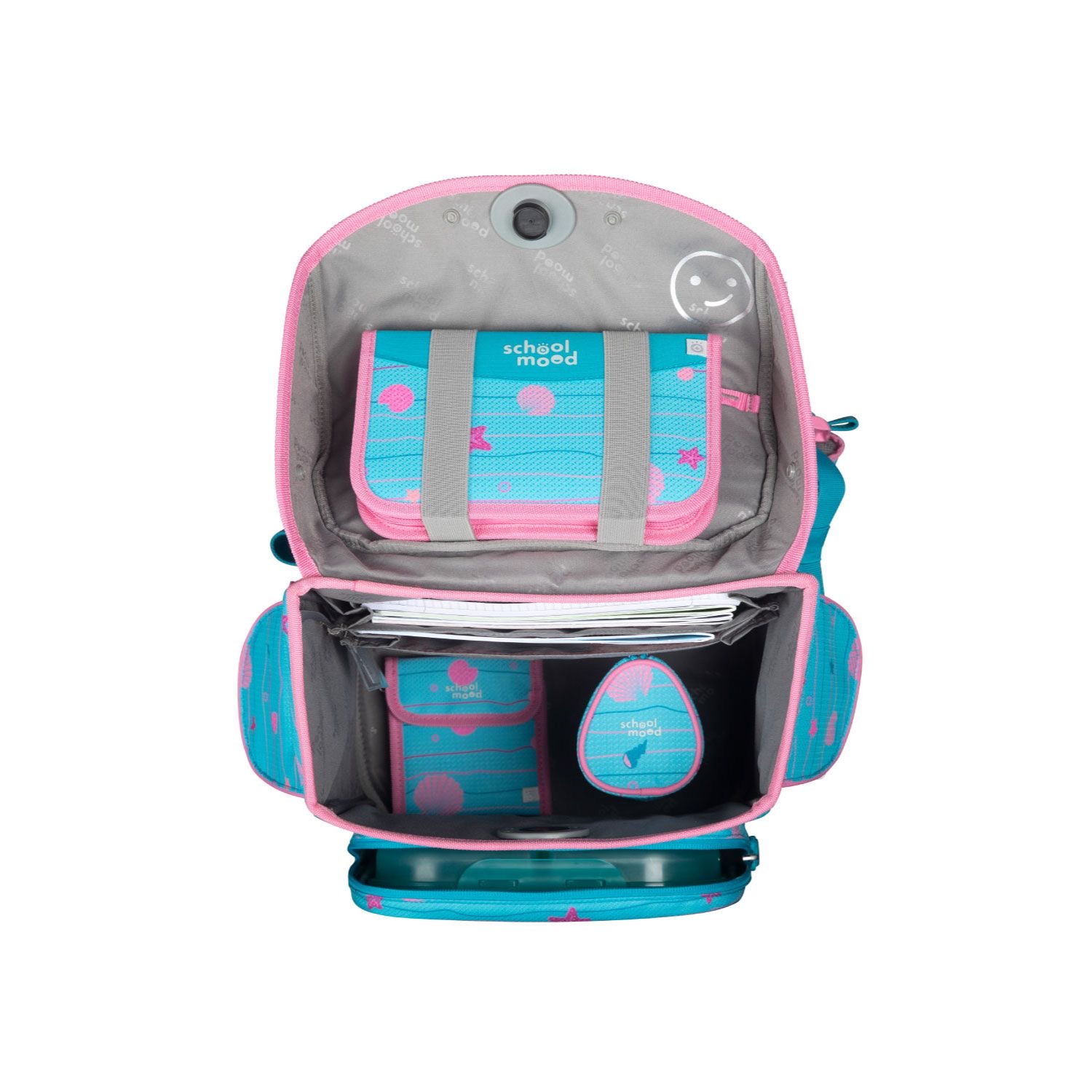 School-Mood Timeless Pro Schulranzen-Set 2025/2026 7-tlg. Lilly (Meerjungfrau)