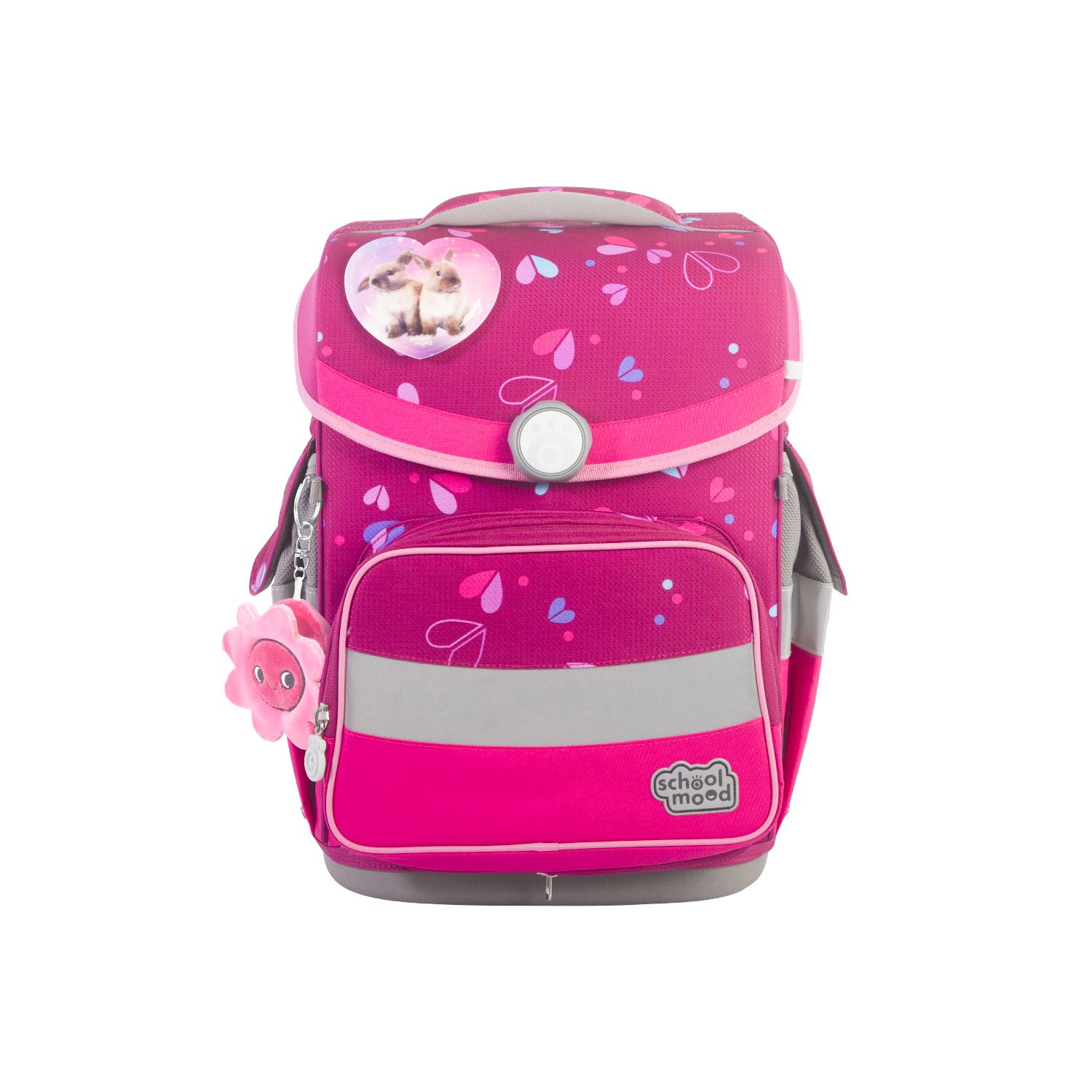 School-Mood Timeless Pro Schulranzen-Set 2025/2026 7-tlg. Klara (Häschen)