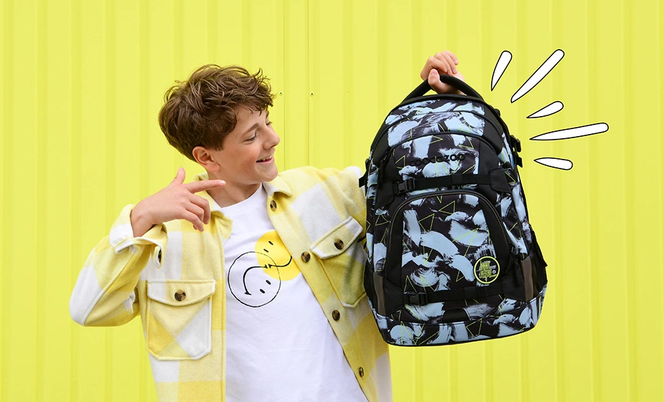 Coocazoo Mate Schulrucksack Reflective Moons