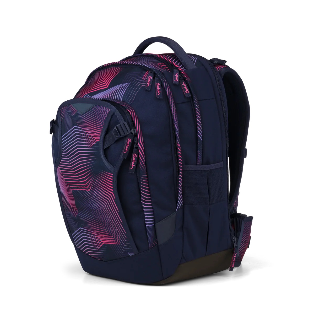 satch match plus Schulrucksack Seismic Pink