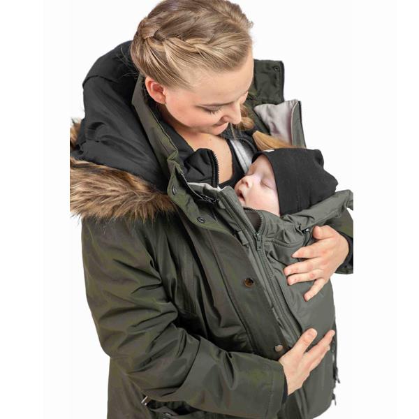 cocoo•me - Jackenerweiterung / Clip-In - olive / grün