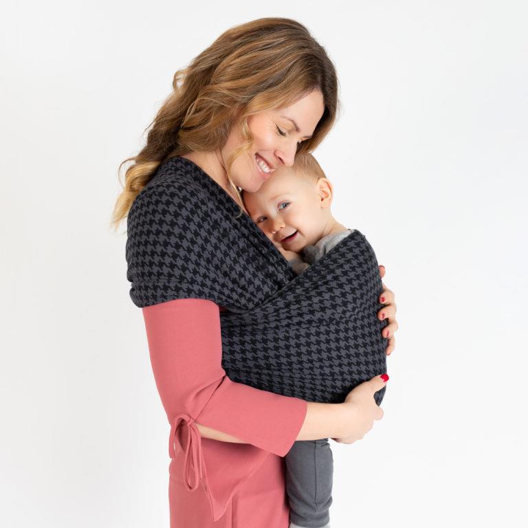 cocoo•me Tragetuch ELIA grau-schwarz