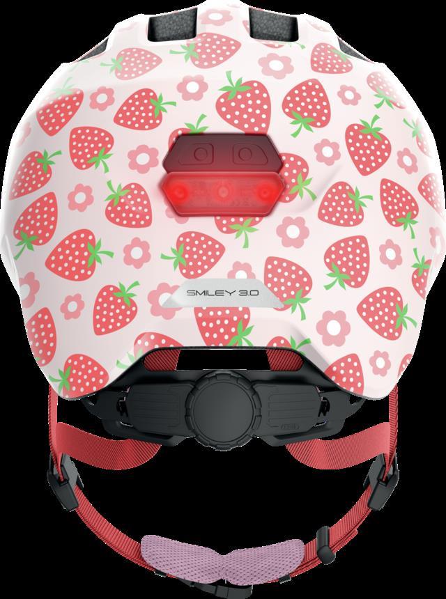 ABUS SMILEY 3.0 LED 50-55 cm (M) rose Strawberry ABUS SMILEY 3.0 LED 50-55 cm (M) rose Strawberry