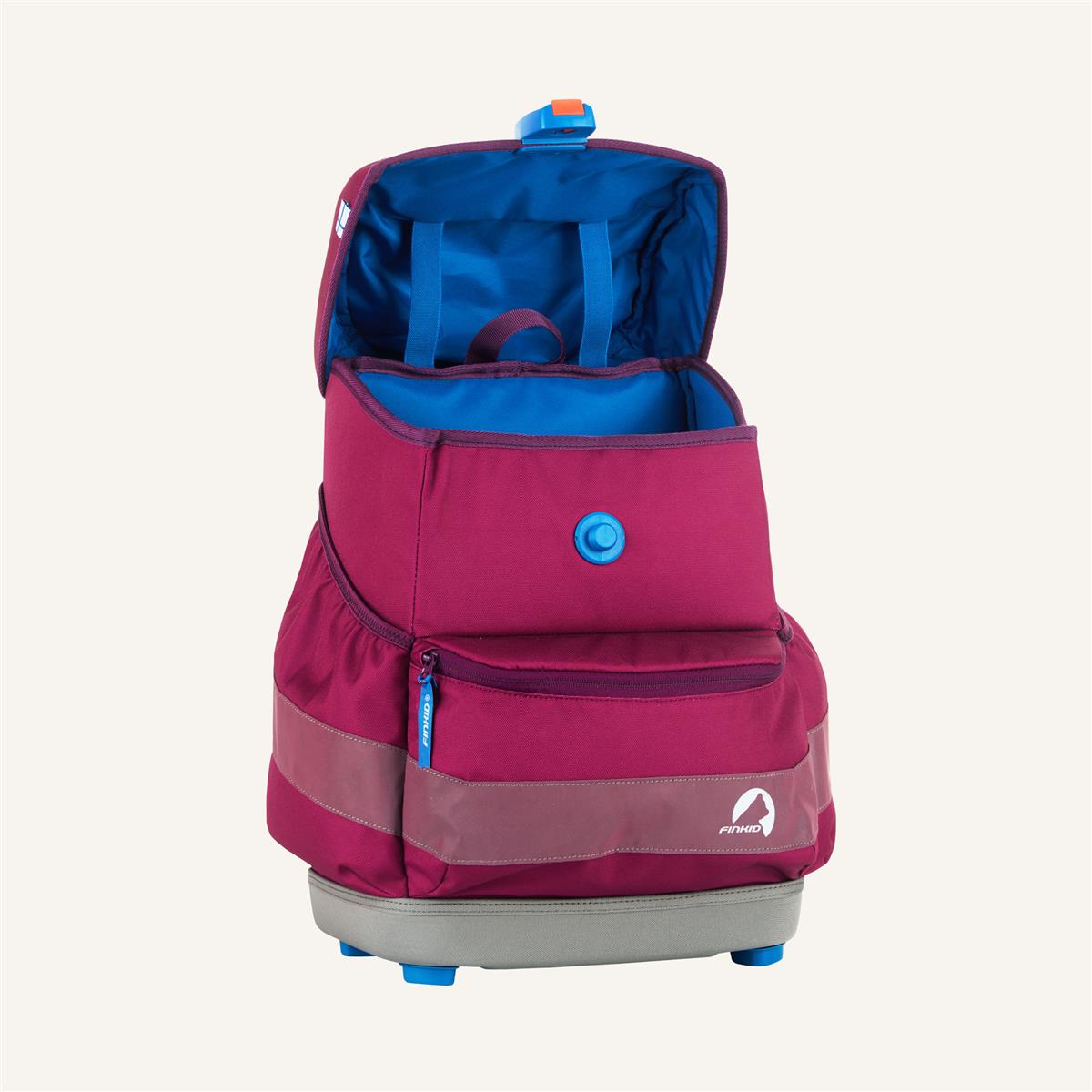 Finkid BUDDY EKO SPORT Schulranzen Set wild berry/purple