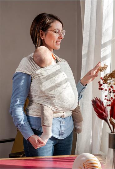 manduca® Sling elastisches Tragetuch Limited Edition BotanicVanilla manduca® Sling elastisches Tragetuch Limited Edition BotanicVanilla