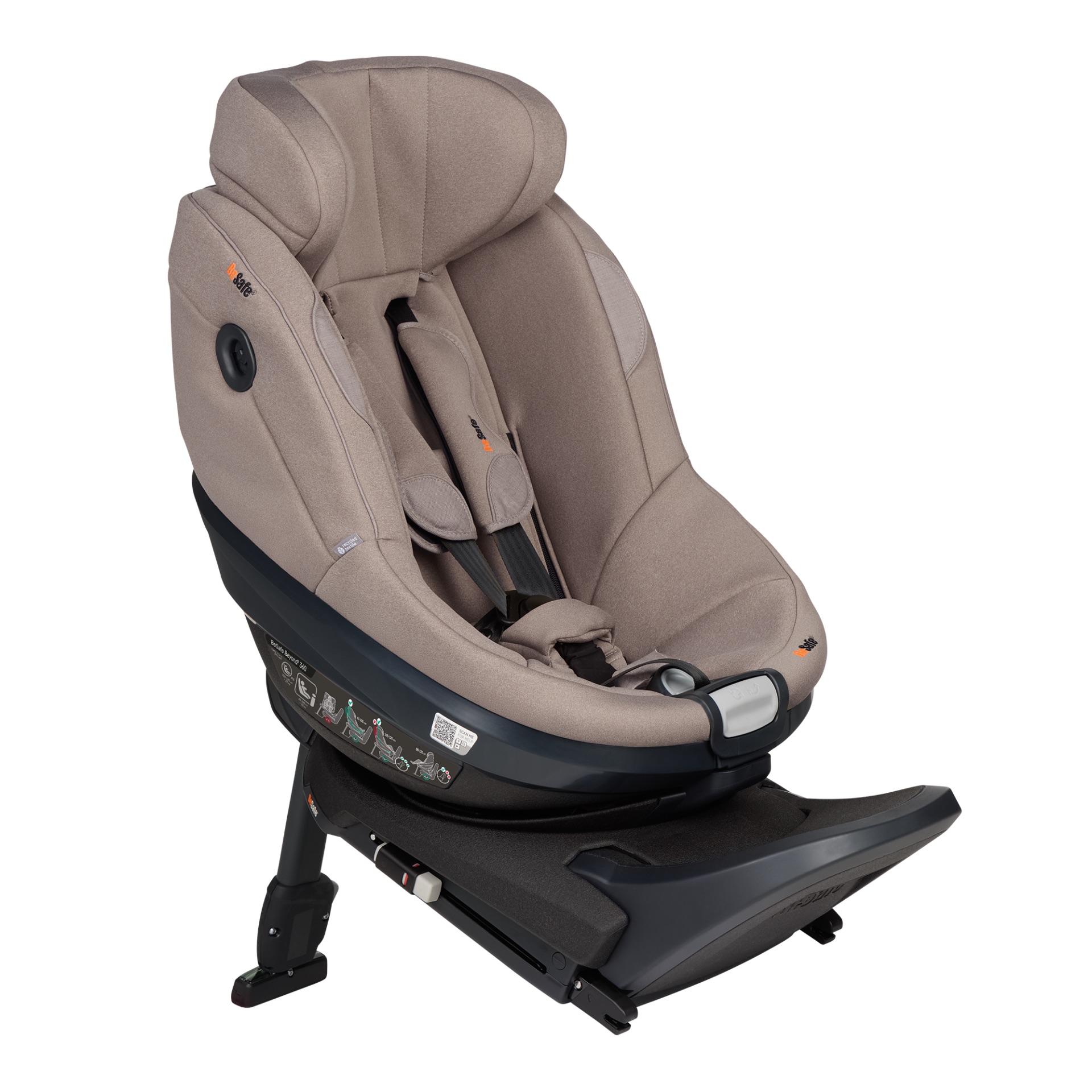 BeSafe Beyond2 180 Reboarder Dark Sand SoftBreeze