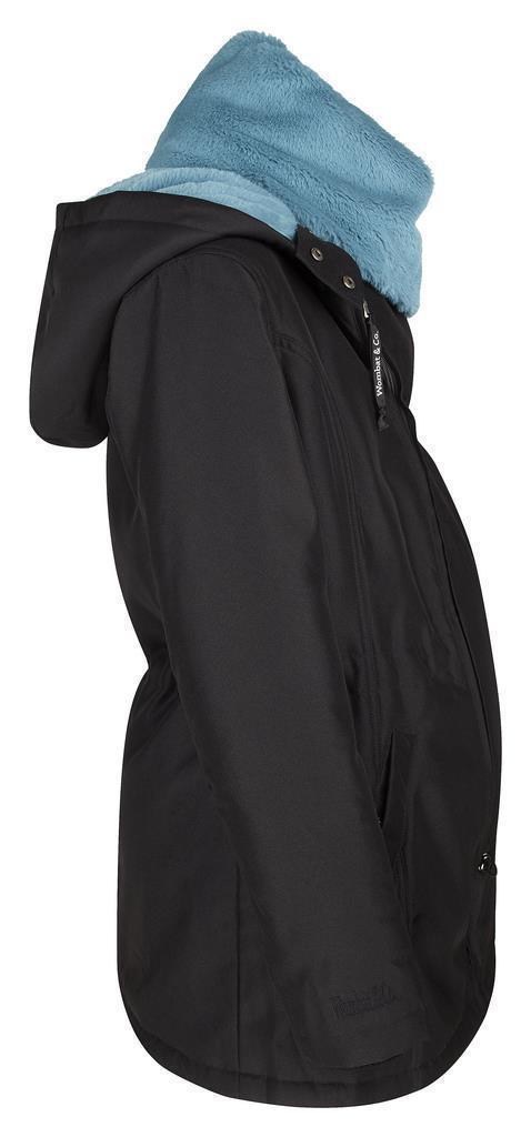 Wombat Tragejacke Wallaby 2.0 - M - schwarz / türkis