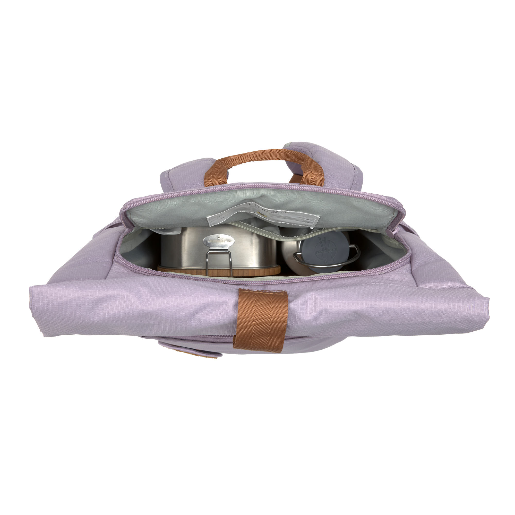 Lässig Kinderrucksack Medium Rolltop Little Gang lilac
