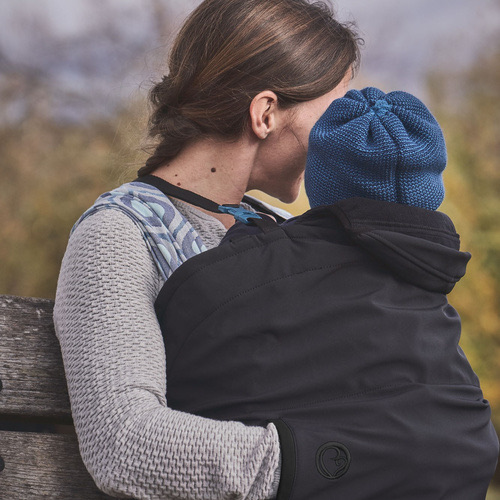 mamalila Softshell-Tragecover Allrounder Schwarz / Schwarz