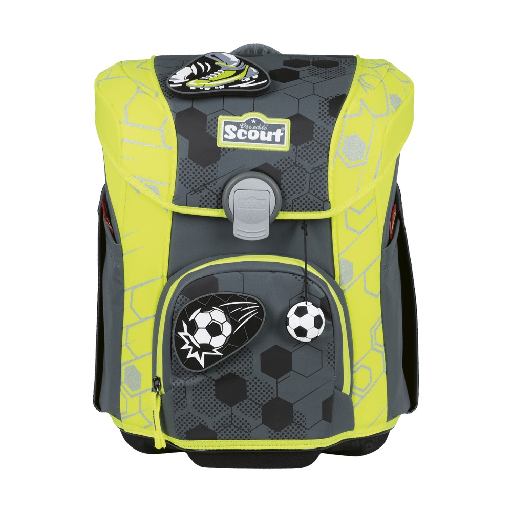 Scout Micro Schulranzen-Set 4-tlg. Superflash Extreme Soccer Star