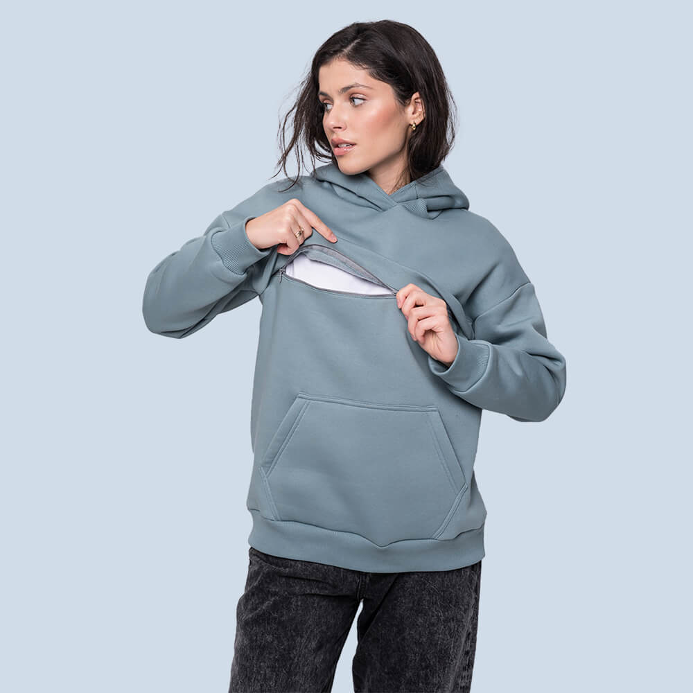 Love & Carry® Umstands- und Stilloversize-Hoodie Eis M Love & Carry® Umstands- und Stilloversize-Hoodie Eis M