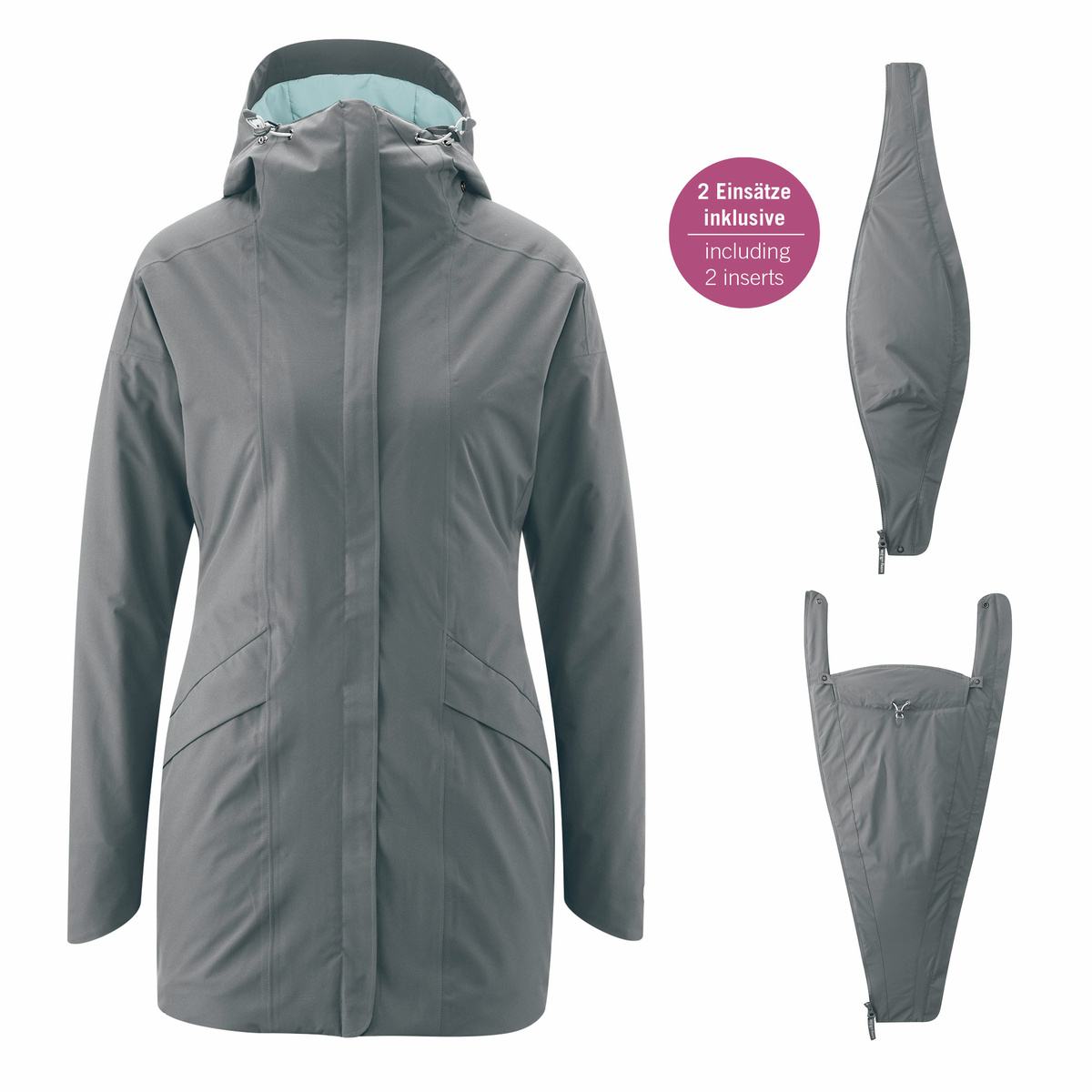mamalila Winterparka WinterWander grau S