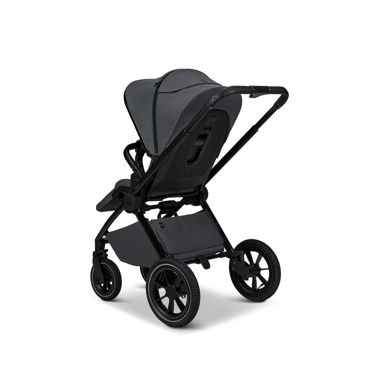 Moon GIO+ Kinderwagen-Set anthra / chrome Moon PIÙ Kinderwagen SET anthra / matt