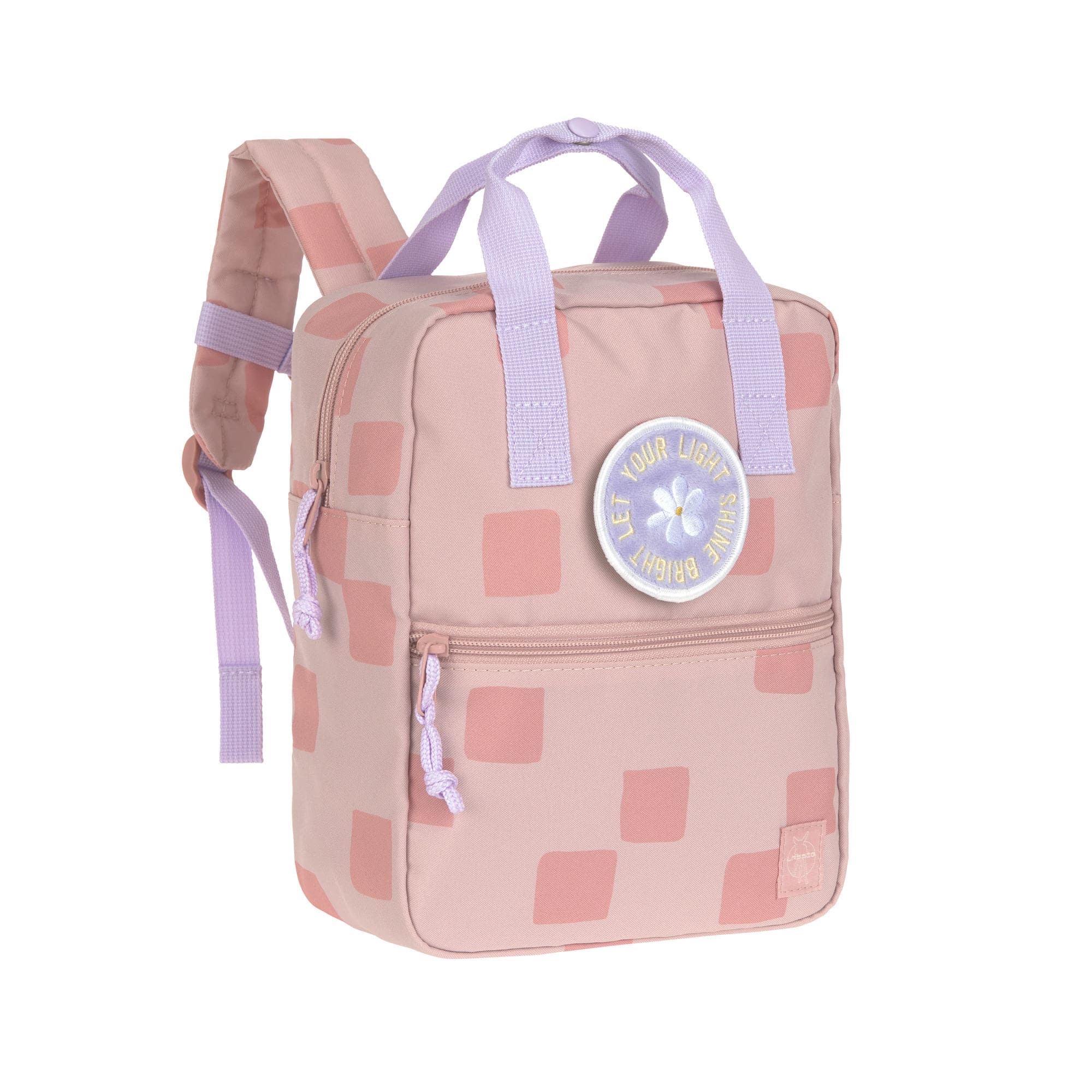 Lässig Kinderrucksack Square aus der Pattern Party Rosa