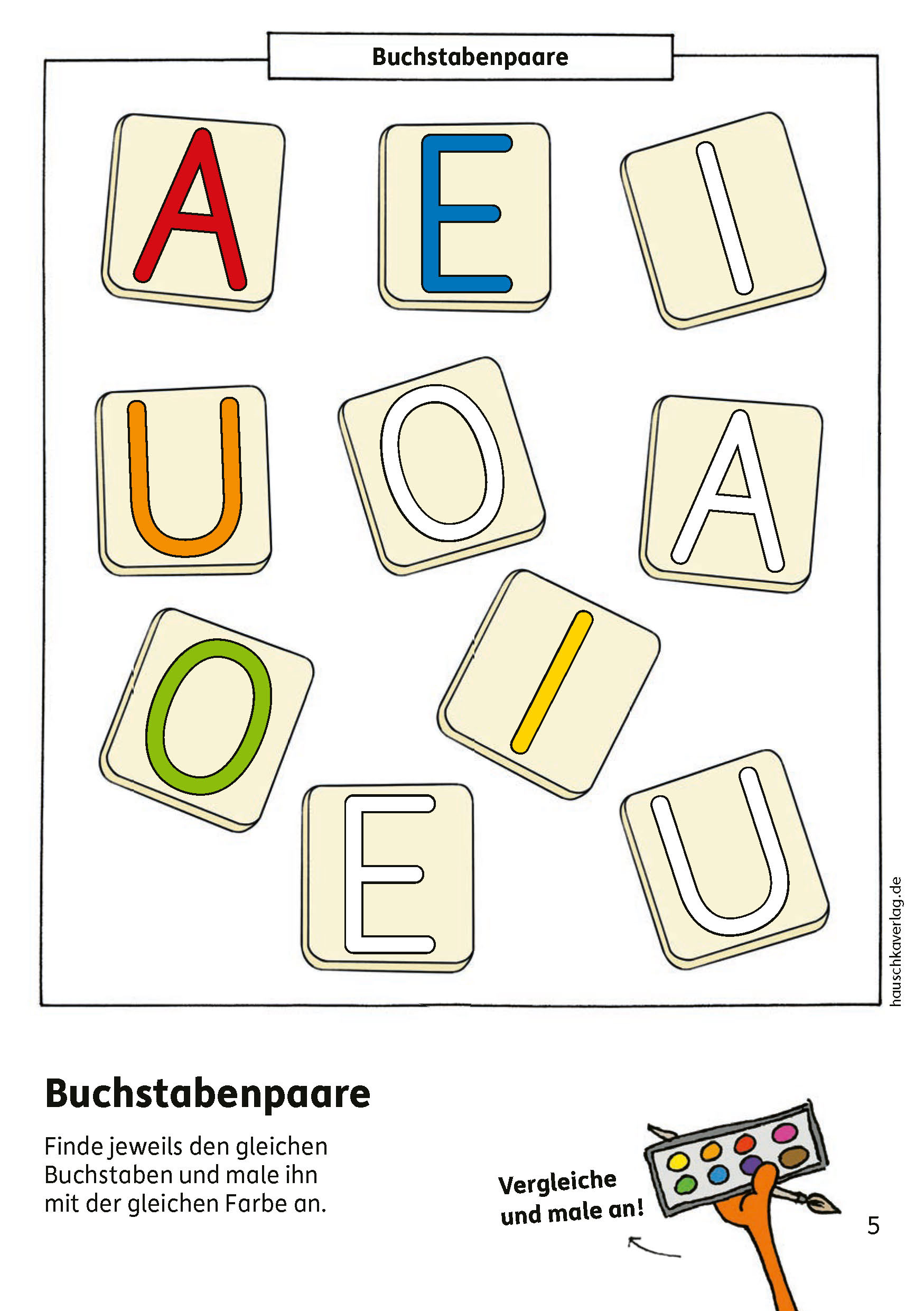 Hauschkaverlag Schulstart-Block ab 6 Jahre Kunterbunte Übungen zum Schulanfang