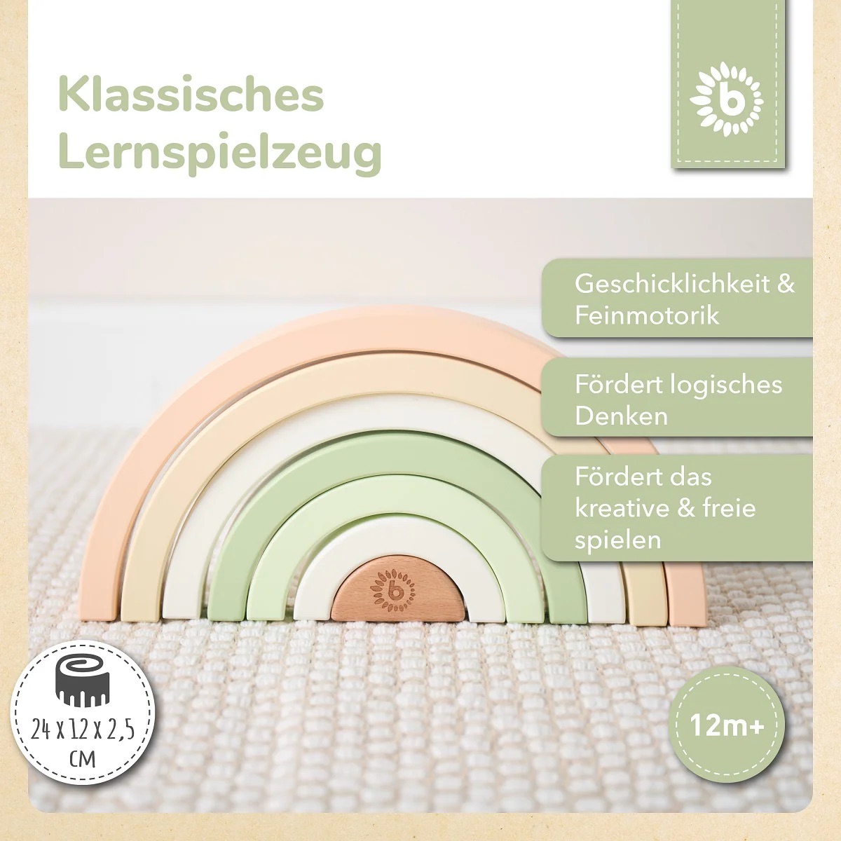 bieco Spielwaren Regenbogen Hase Fine bieco Spielwaren Regenbogen Hase Fine