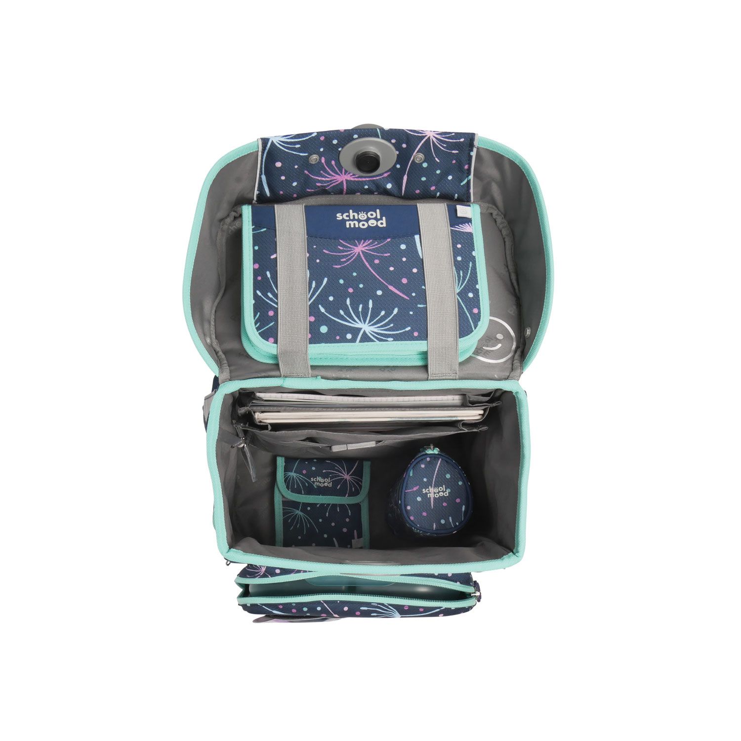 School-Mood Champion Maxx Pro 7-tlg. Schulranzenset Lina (Kätzchen)