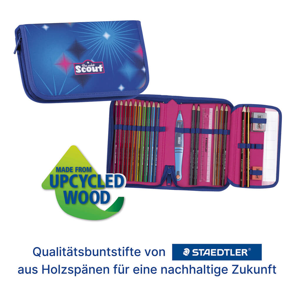 Scout Micro Schulranzen-Set 4-tlg. LED Sparkling Dream