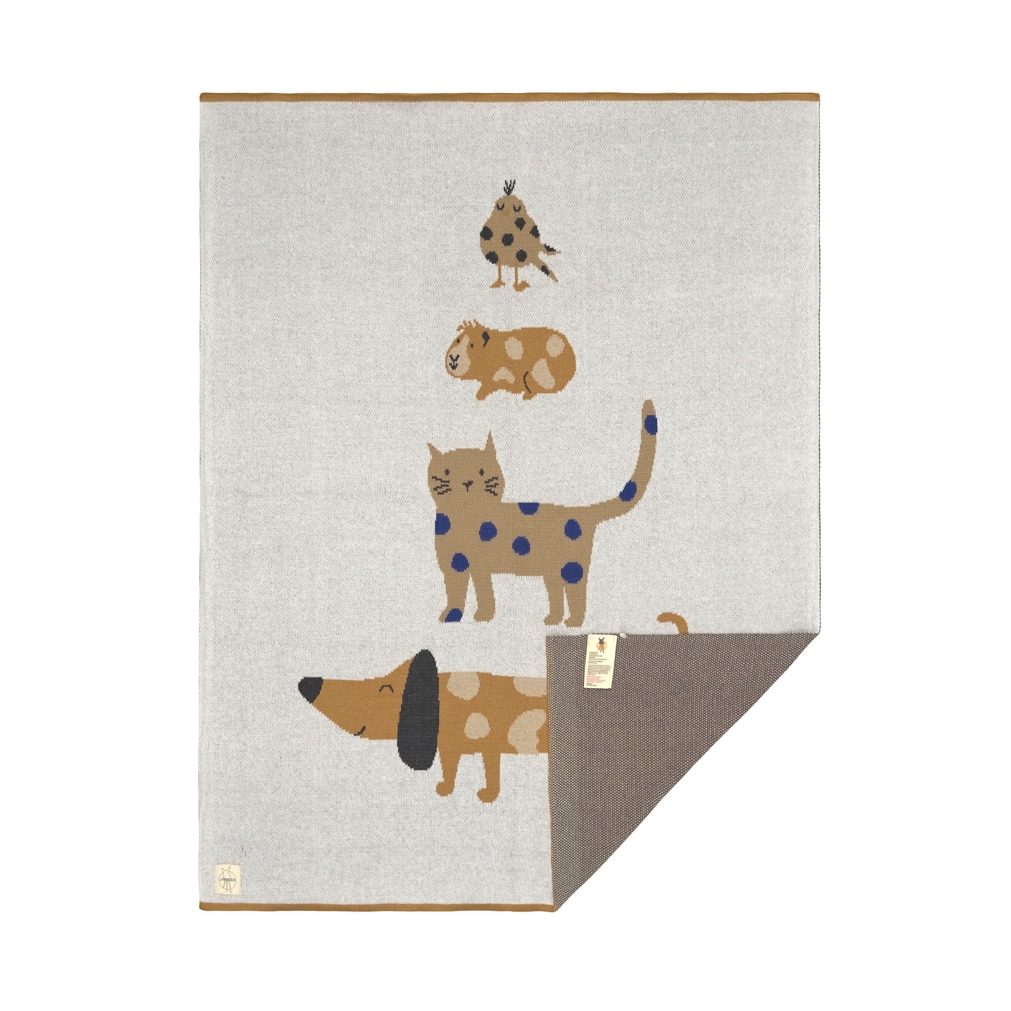 Lässig Babydecke Bio-Baumwolle 80x100 Little Mateys royal