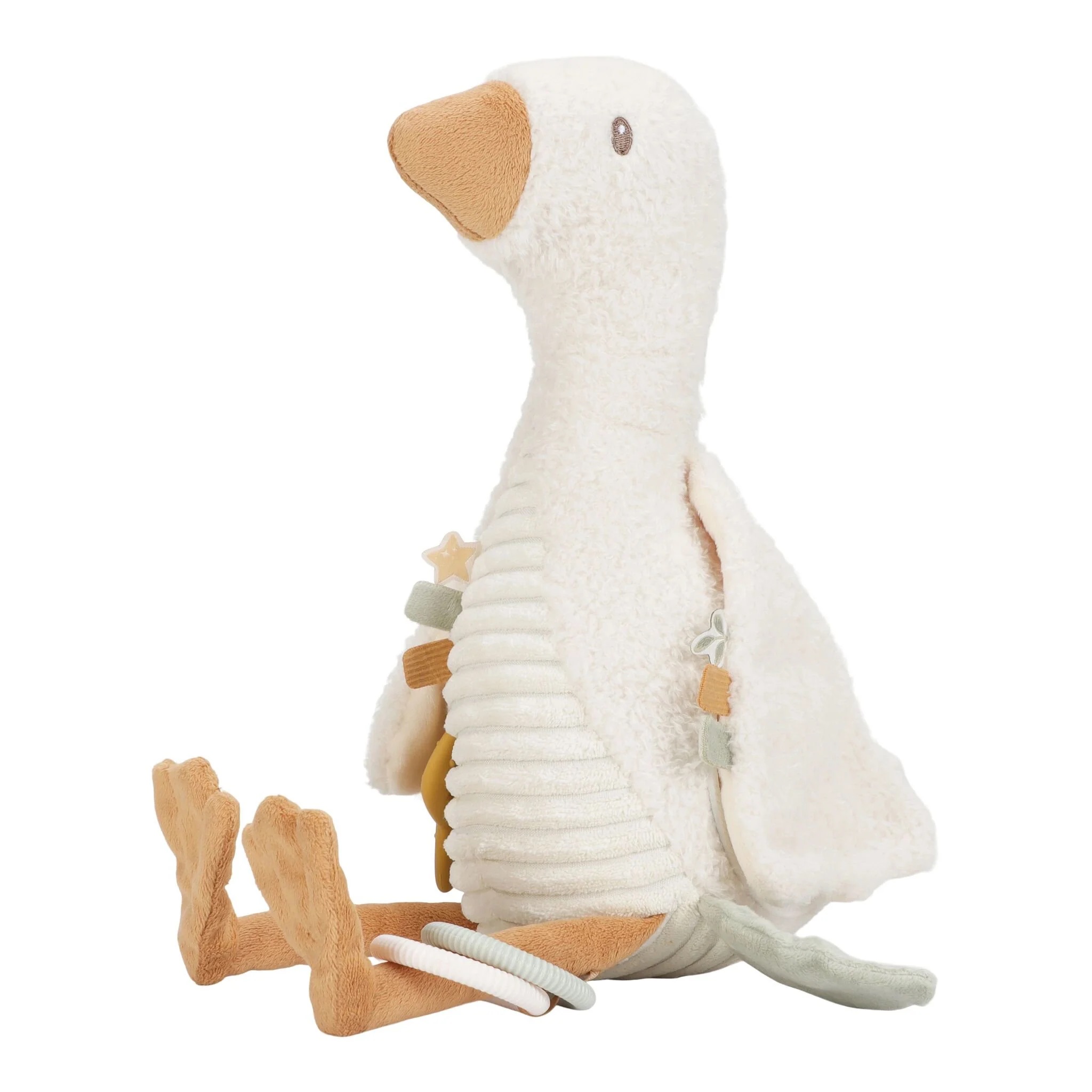 Little Dutch Aktivitäten-Kuscheltier Gans Weiß - Kleine Gans