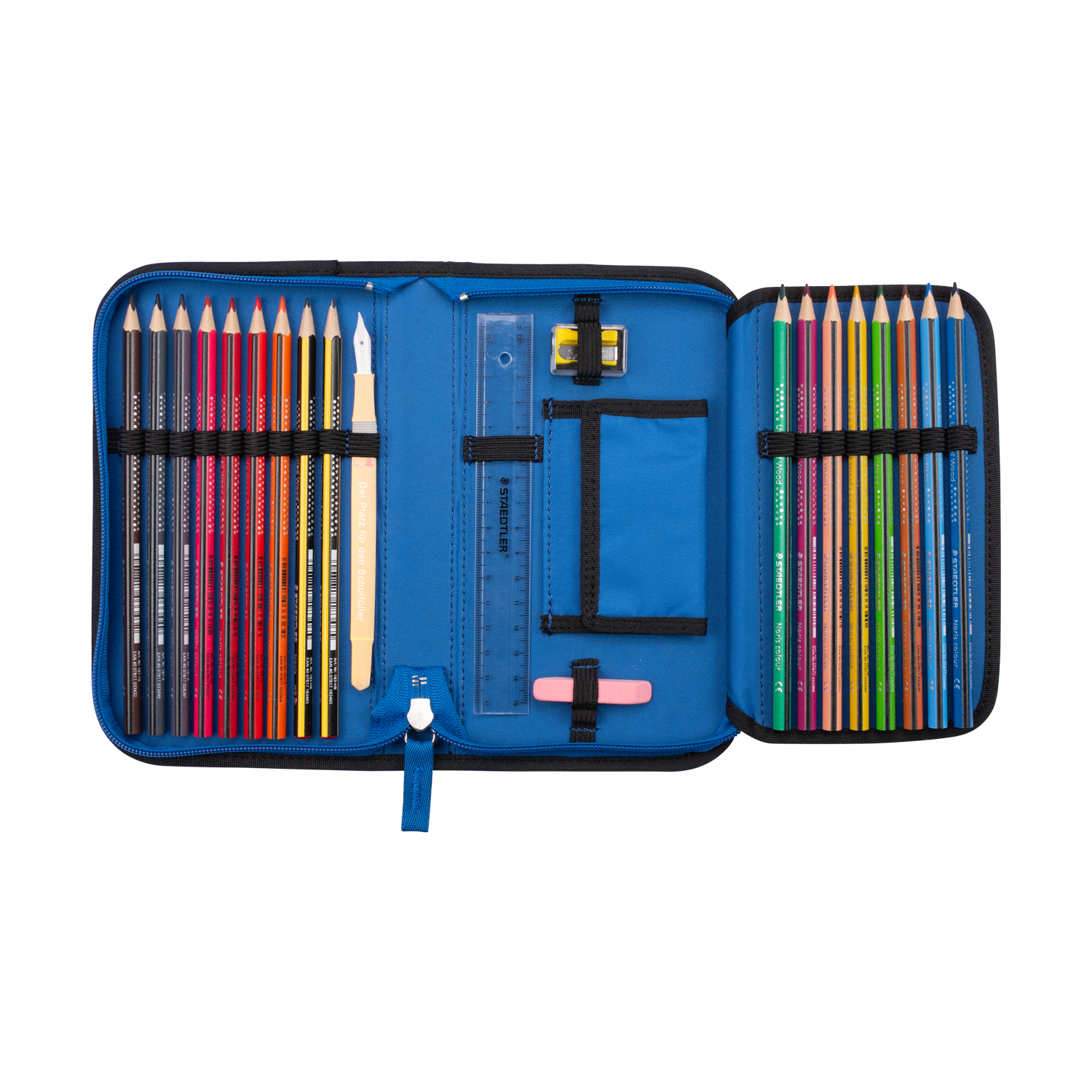 Der Die Das Schulranzen-Set Ergoflex Tiny 5 tlg. Superflash Blue Robot