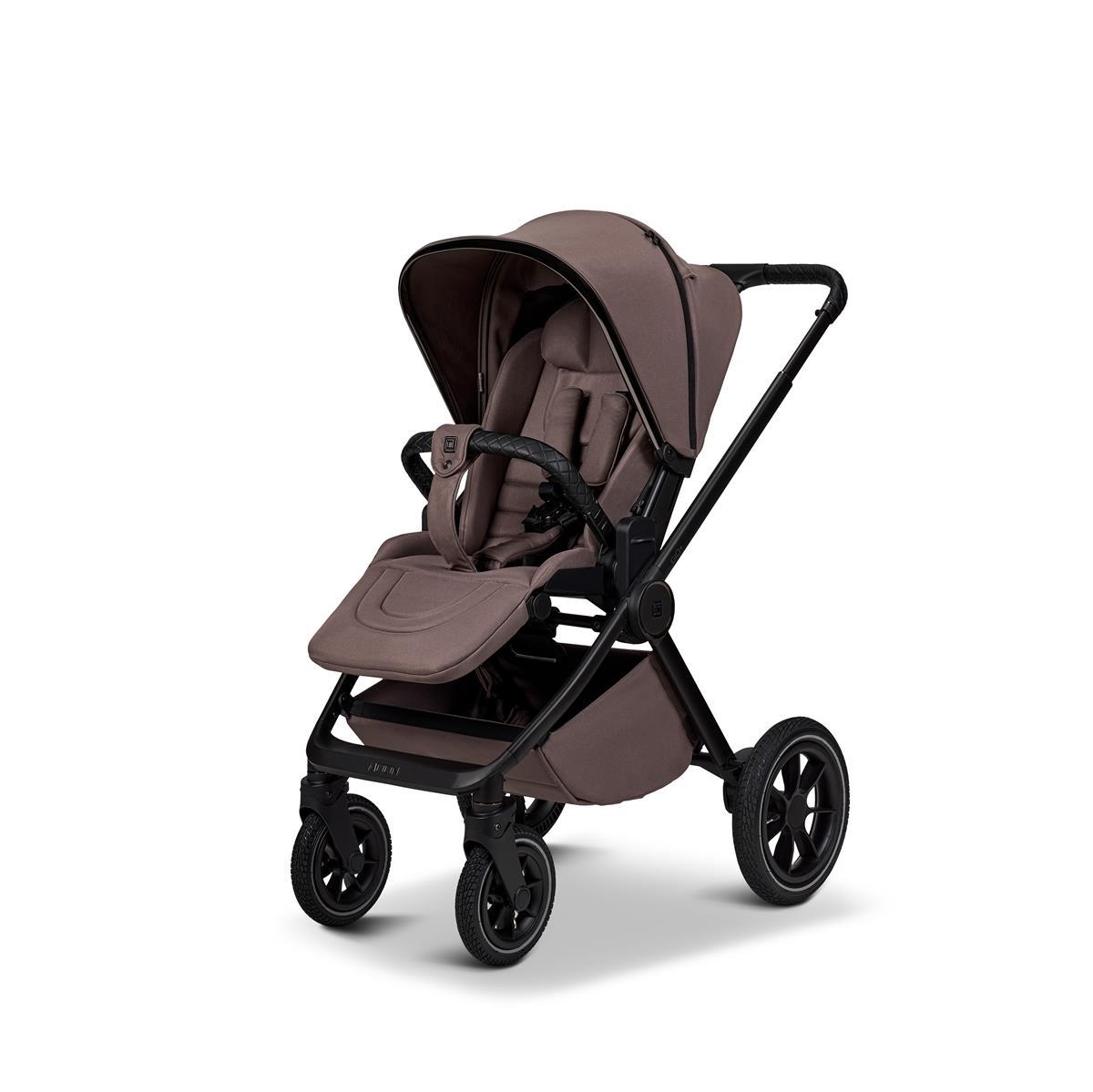 Moon GIO+ Kinderwagen-Set tonka / chrome Moon PIÙ Kinderwagen SET tonka / matt