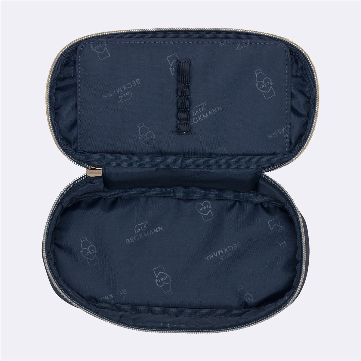 Beckmann Ovales Schlamperetui Sport Junior Blue Gold