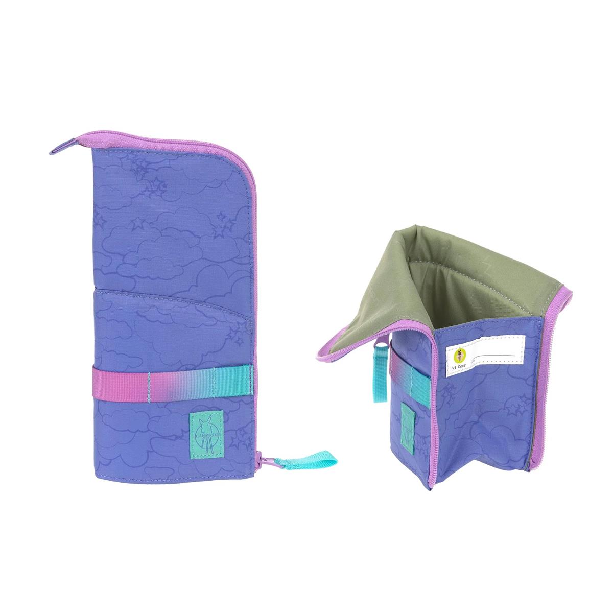 Lässig Schulranzen-Set Unique Light 2026 Wolken Lila