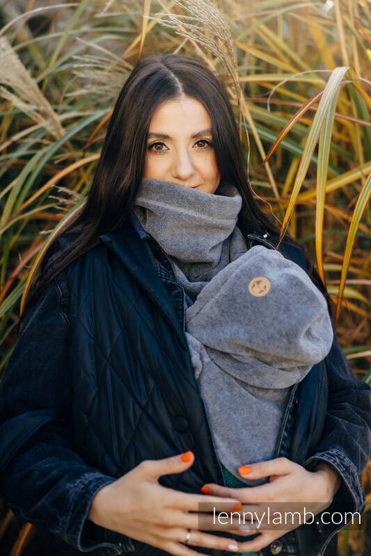 LennyLamb Trageschal für zwei Dark grey (fleece)