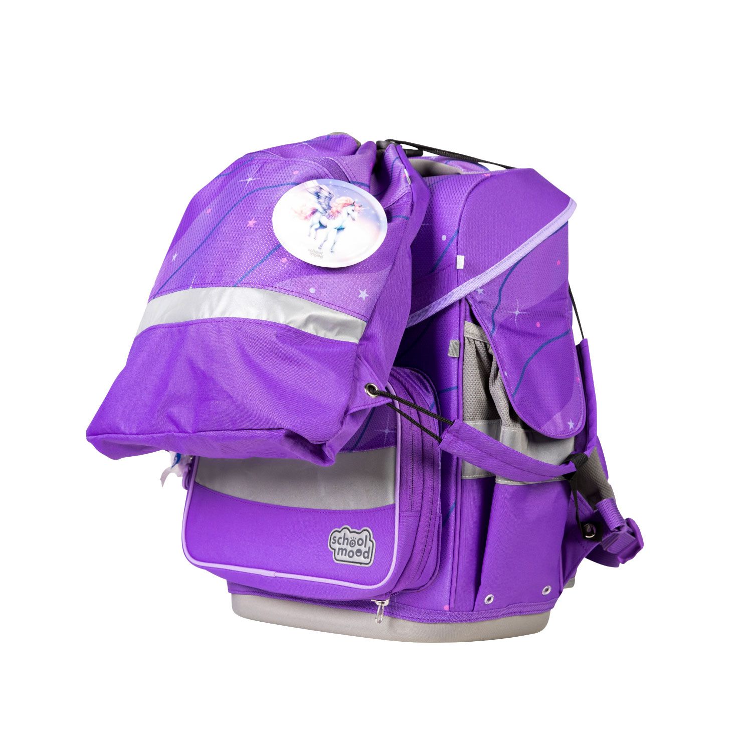 School-Mood Timeless Pro Schulranzen-Set 2025 7-tlg. Marie (Pegasus) School-Mood Timeless Pro Schulranzen-Set 2025 7-tlg. Marie (Pegasus)