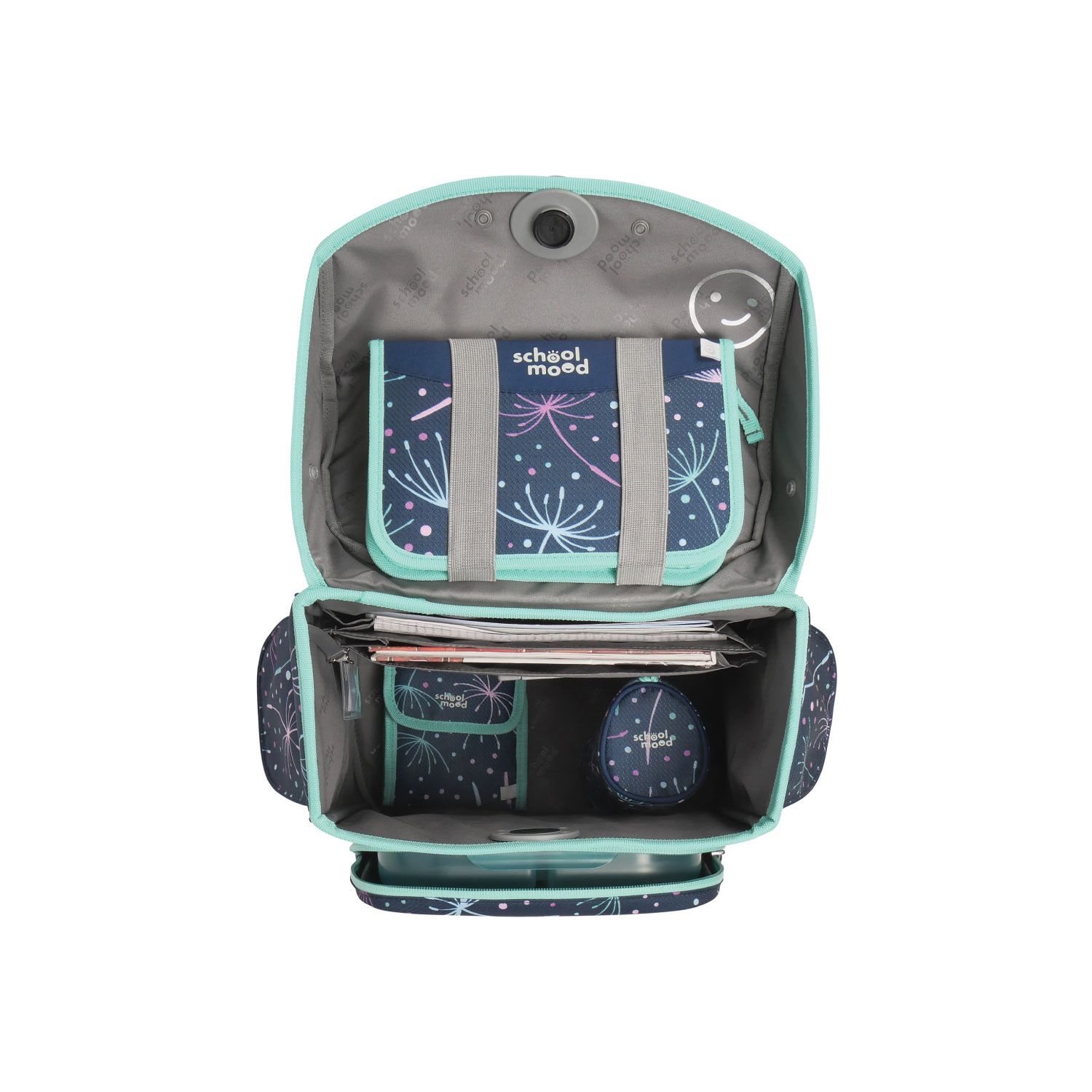 School-Mood Timeless Pro Schulranzen-Set 2025 7-tlg. Lina (Kätzchen)