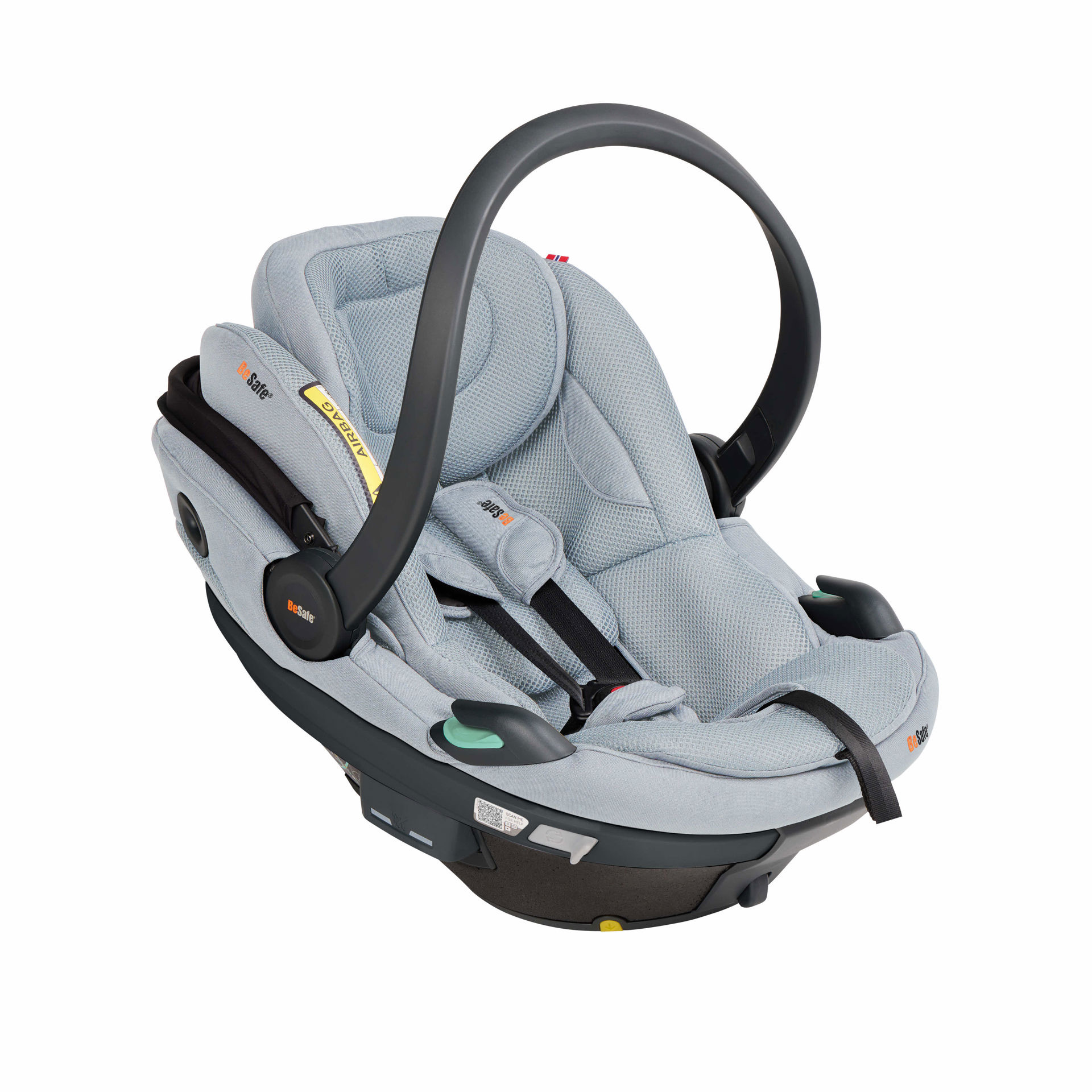 BeSafe Beyond Go Babyschale (40 - 87cm / 0 - 13 Kilo) Peak Mesh