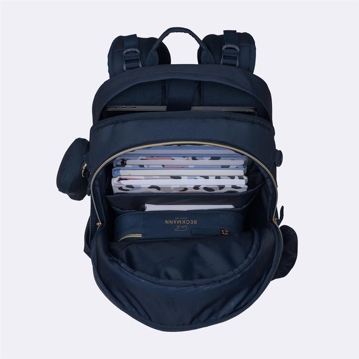Beckmann Sport Air Schulrucksack Blue Gold