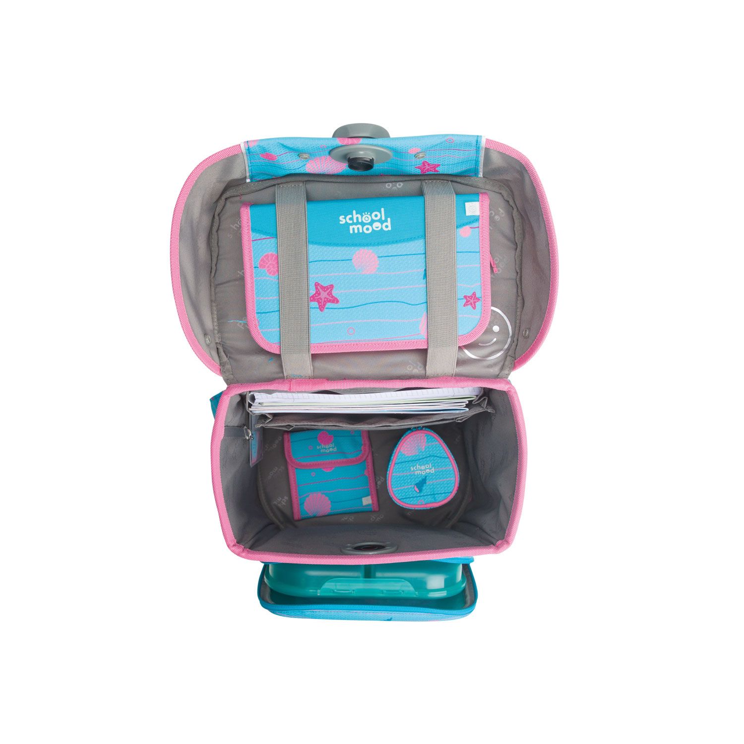 School-Mood Champion Maxx Pro 7-tlg. Schulranzenset Lilly (Meerjungfrau)