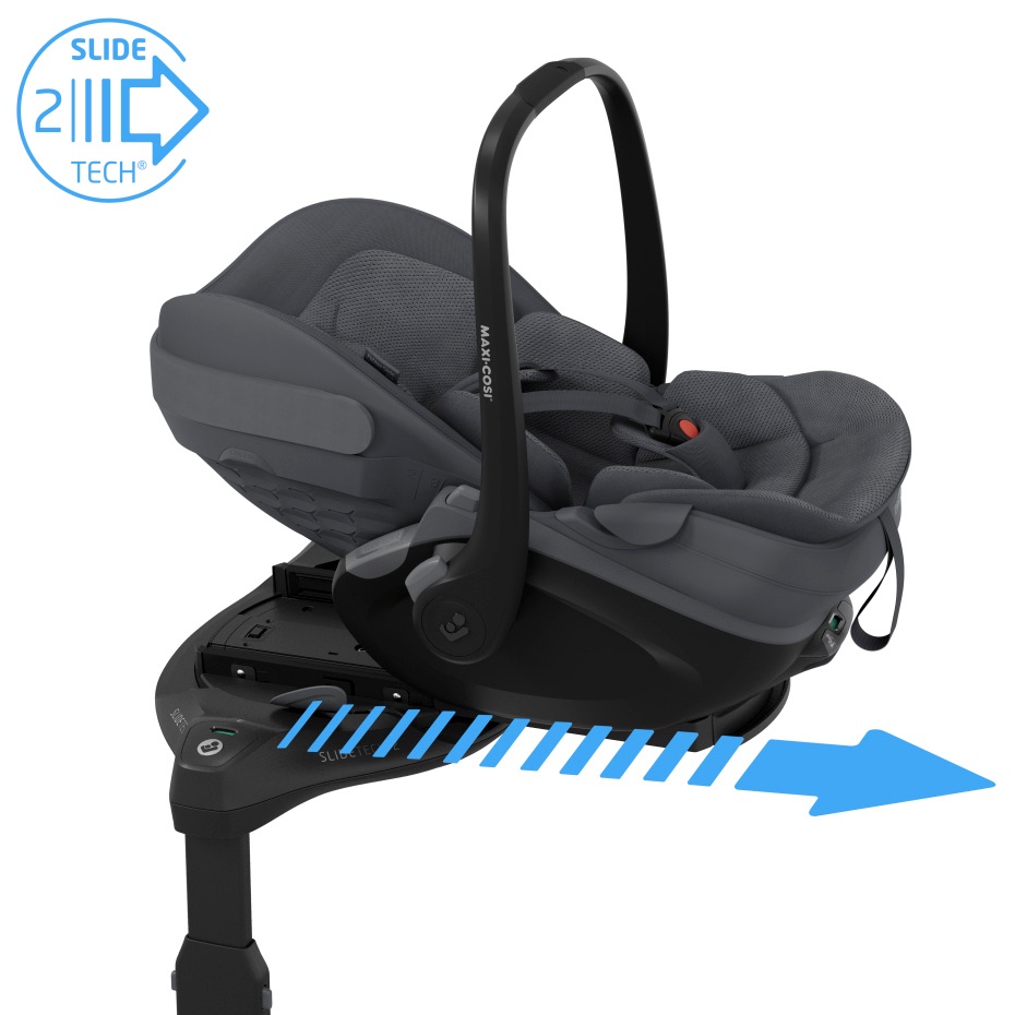 Maxi-Cosi Pebble 360 Slide Pro 2.0 (40 – 87 cm/ 0 – 13 kg) Moon Graphite