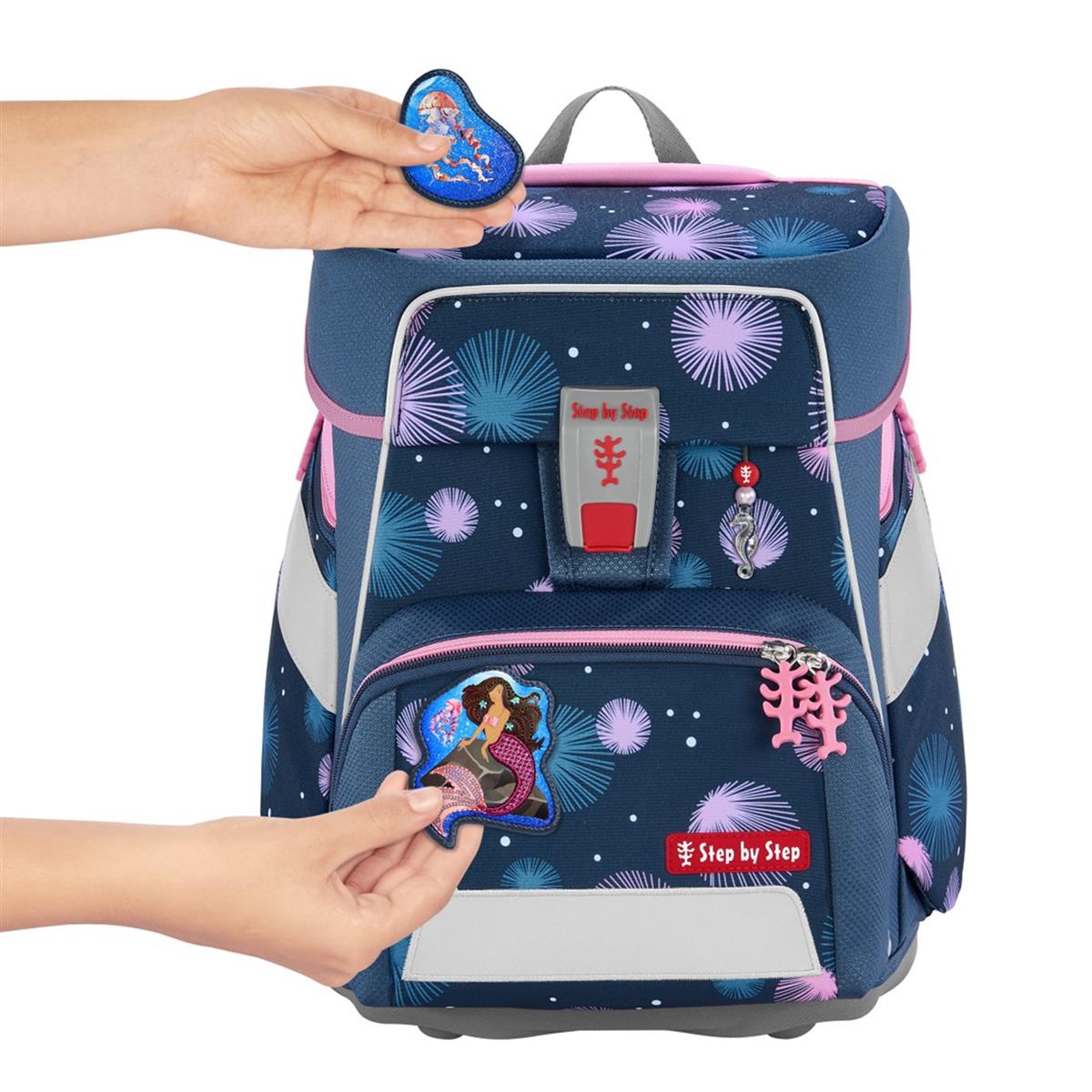 Step by Step Space Schulranzen-Set 5-tlg. Mermaid Delia Step by Step Space Schulranzen-Set 5-tlg. Mermaid Delia