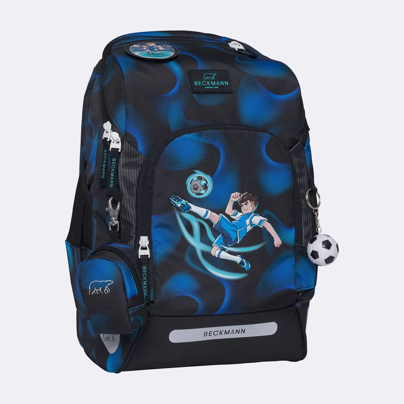 Beckmann Schulrucksack-Set Active Air FLX 6-teilig Magic League