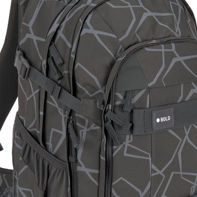 Lässig Schulrucksack BOLD Origin Edges Grau