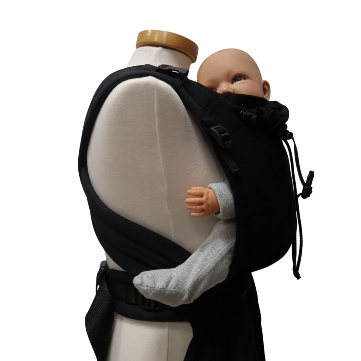 Storchenwiege BabyCarrier Leo Schwarz