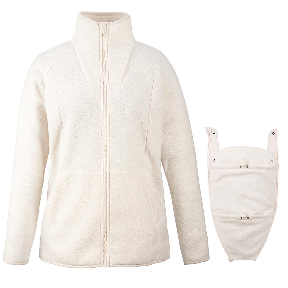mamalila Fleece-Tragejacke Basel creme M