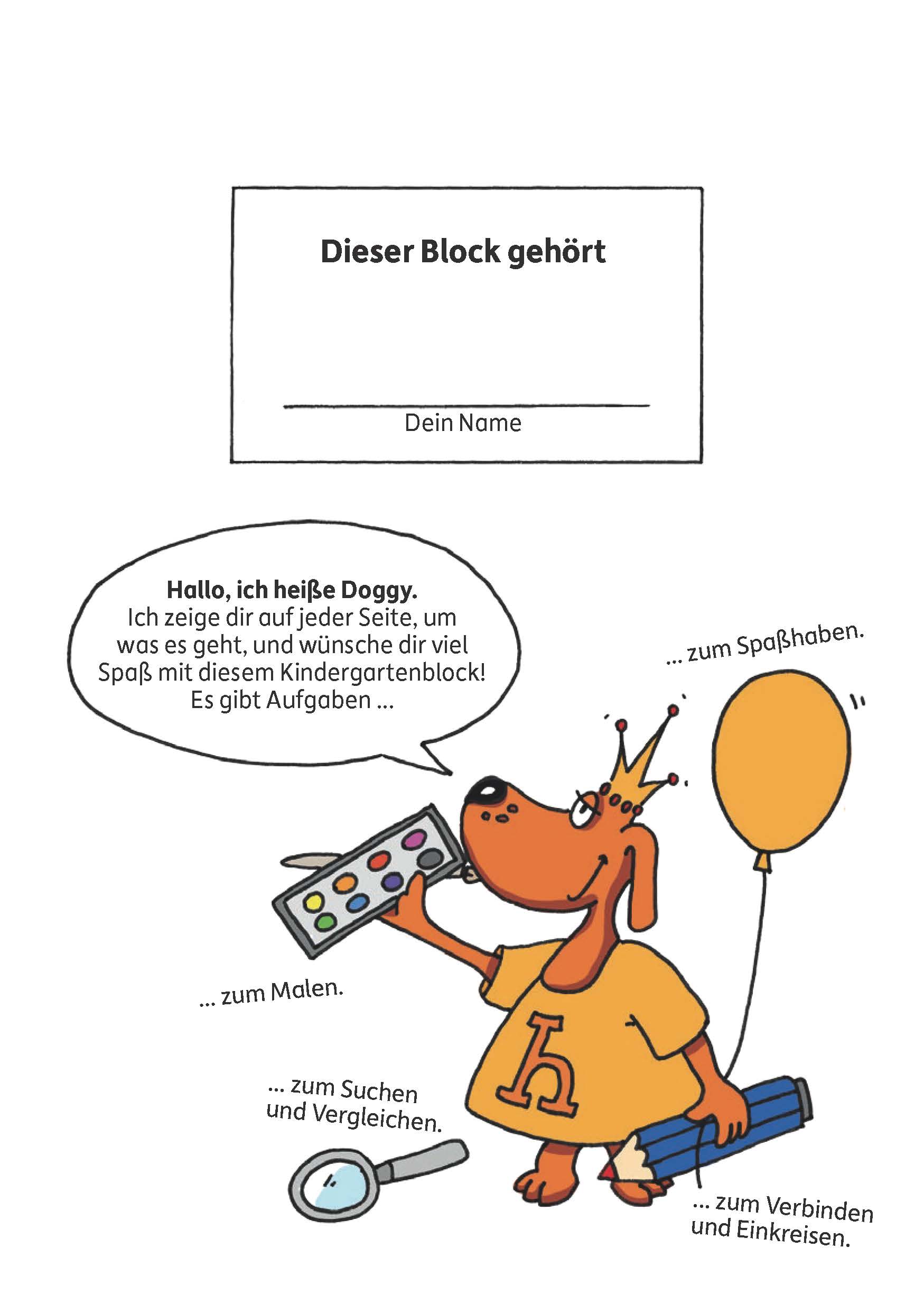 Hauschkaverlag Kindergartenblockab 4 Jahre Verbinden, vergleichen, Fehler finden