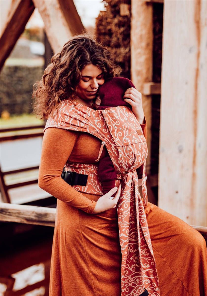 LELIBA Tai Babytrage mit Polster Ramus Terra